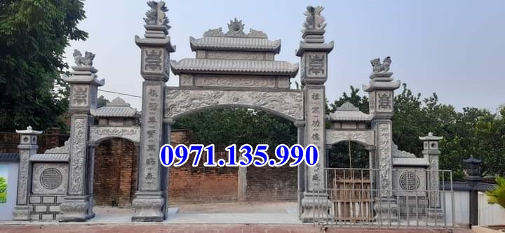 Cổng đá đẹp - Mẫu cổng bằng đá đơn giản đẹp bán tại Đồng Nai